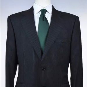 Canali MINT Super 120’s Black Suit